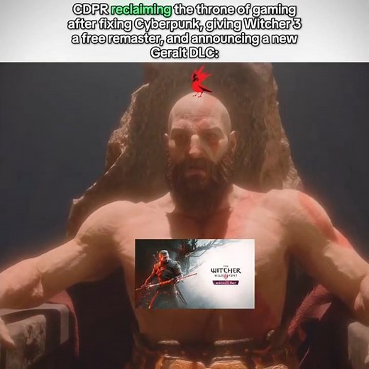 CDPR pulled off the greatest comeback in gaming history 🐐 | #witcher3remastered #cdprojektred