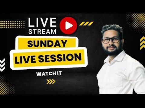 Sunday Live Session | JR Tutorials | Join Now |
