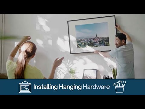 How to Install Hanging Hardware for Frames | Country Art House Tutorial