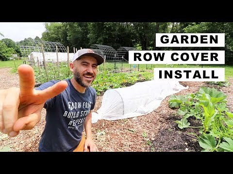 SIMPLE Row Cover INSTALL | TWO MINUTE TUESDAY