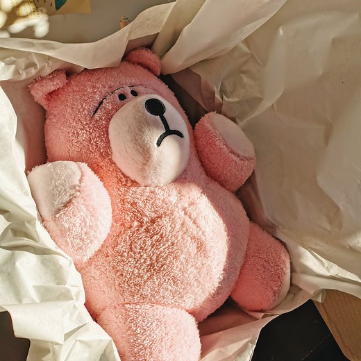 Pink Bear Plush Based on Toy Story 1995, Toy Story Replica Teddy, 40cm - READY TO SHIP - Etsy