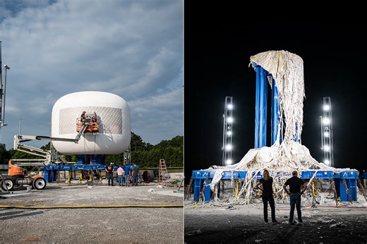 NASA Destroys Inflatable Orbital Reef Commercial Space Station Prototype in the Name of Science