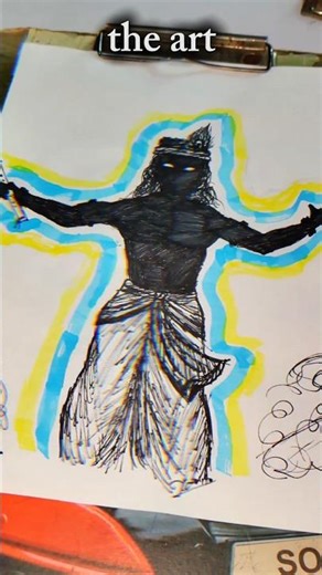 drawing God with marker #drawingno1
