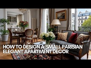 How to Design a Small Parisian Living Space Elegant & Functional Apartment Makeover