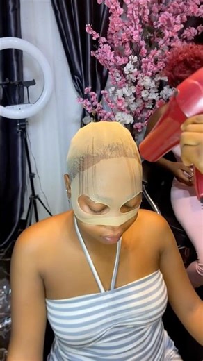 Full frontal wig installation #sweezymakeovermakeup #wigtutorial #vairal #shorts