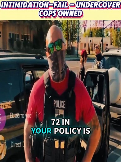 Intim.idation-FAIL - Undercover Cops OWNED - Mesa P.d Audit | One Cop