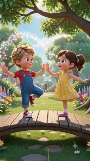 👥 The Friendly Shadow Adventure 🌞 | Kids Songs & Nursery Rhymes | Tiny Joy World 🌈✨