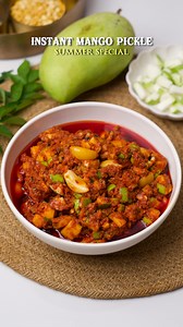 850K views · 4.7K reactions | Instant Mango Pickle省️ Ingredients •...