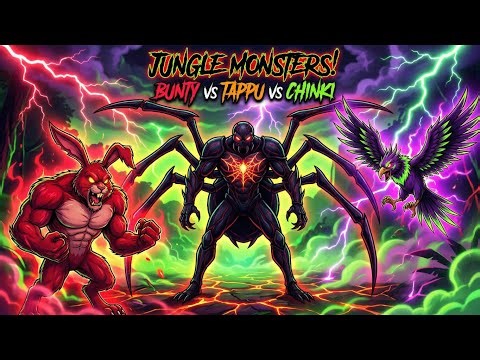 “पहली ही वीडियो ने डरा दिया 😨 | Khatarnak Cartoon Monsters | Horror Kids Animation”