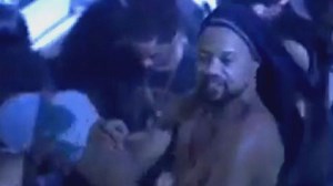 Cuba Gooding Jr. Dances Shirtless on Tables, Pretends to Eat Man's Cell Phone at Miami Club