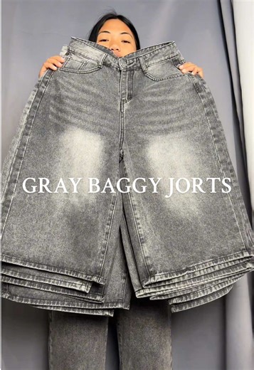 Gray Baggy Jorts Restocked – Get Yours Now