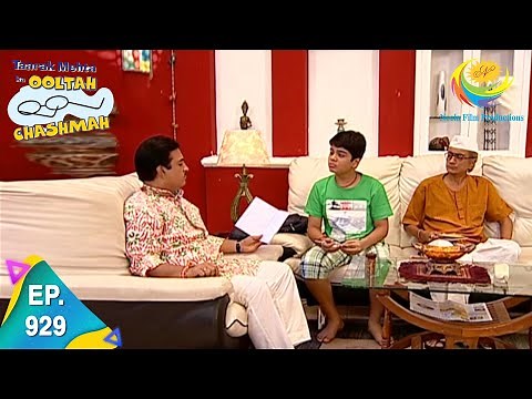 Taarak Mehta Ka Ooltah Chashmah - Episode 929 - Full Episode