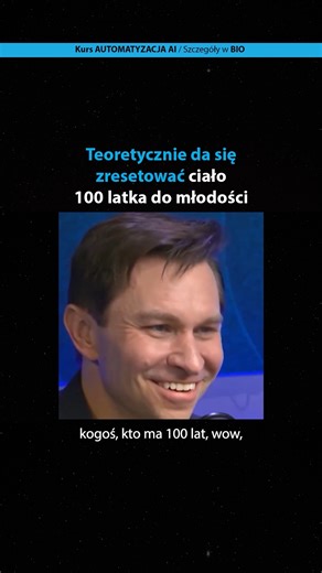 Patryk | Sztuczna Inteligencja | Roboty | David Sinclair to genetyk z Harvard Medical School, od lat kojarzony z badaniami nad starzeniem i częściowym przeprogramowaniem komórek. W... | Instagram