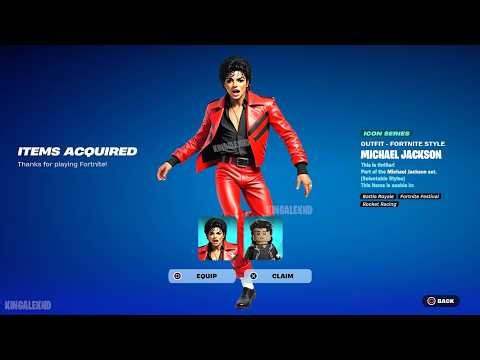 How To Get Michael Jackson Thriller Skin NOW FREE In Fortnite (Unlocked LEGO Michael Jackson Style)