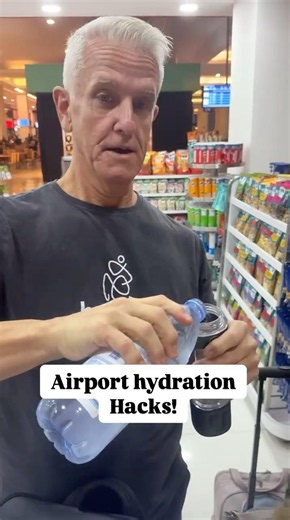 Amazing water hack for TSA☺️ #travelhacks #travelsmart