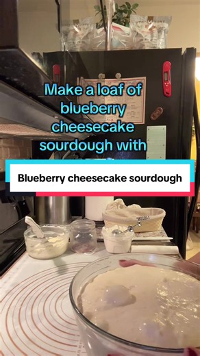 My husband picks all the dried blueberries out of his granola, I needed to do something with them so I decided to try this! Didn't follow any kind of recipe, just winging it, I love playing around with different inclusions!#sourdoughtok #sourdough
