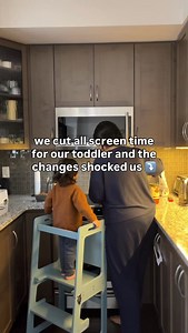 we went from having to use screen time daily to do things to being completely screen free (for over 18 months) because here were the changes we noticed within 6 months of making the change ⬇️ ✨ the first change we noticed we noticed within a few days were fewer meltdowns and tantrums. my guess is this happened because she wasn’t constantly overstimulated! ✨ to our surprise, she also started sleeping better and we had no more 5 am wake up calls every day 🤯 ✨ within a few weeks, we noticed that s
