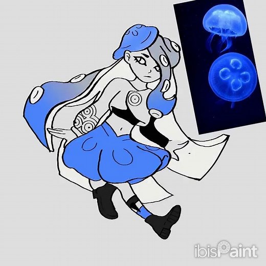 Splatoon character!#splatoon3 #art #speedpaint #octoling #originalcharacter