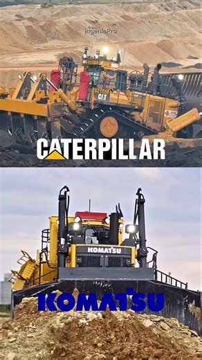Caterpillar vs Komatsu: potencia o precisión ¿cuál manda en obra? #China #MegaConstrucciones #IngenieriaChina #MaquinariaPesada #ObrasColosales | IngeniaPro