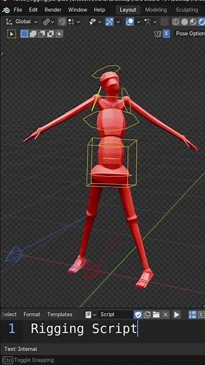 Rigging Scripts in Blender 5.0