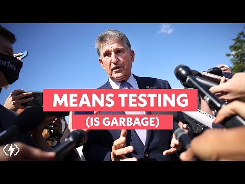 Why Means Testing Is A Terrible Idea