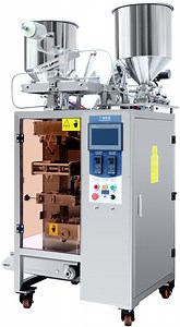 [Hot Item] Auto Packing Machine High Quality Twins Bags Shampoo Hair Color Packaging Machine