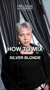 How to Mix Silver Blonde Hair Color #Farger #ฟาร์เกอร์ #สีผม #ย้อมผม #สีผมแฟชั่น #SilverBlonde #haircolor #ผมสวยด้วยฟาร์เกอร์ | Fargerthailand - ผมสวยด้วยฟาร์เกอร์