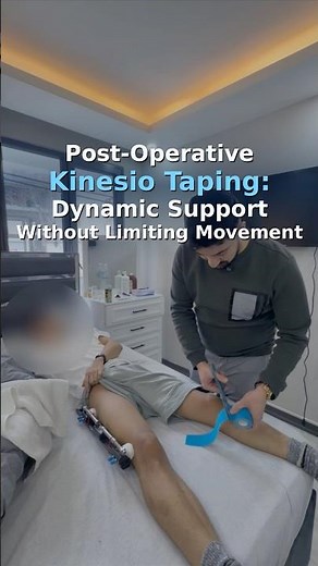 Kinesio Taping After Surgery: Dynamic Support Without Limiting Movement”
