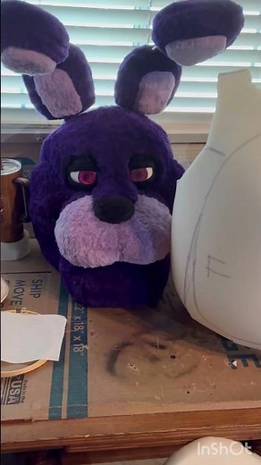 I Built a #Bonnie Suit from Scratch 👀 #FNaF #FiveNightsAtFreddys #FNaFSuit #FNaFCosplay #FNAFbonnie