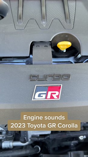 Engine sounds - 2023 Toyota GR Corolla - Do you hear a difference? . . . #modernmotoring #toyota #grcorolla #gazooracing #corolla #hothatch #turbo #horsepower #engine #japanese #rev #enginerev #savethemanuals #manual #car #newcar #canada