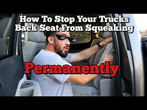 How to Fix That Squeaky Back Seat Chevrolet Silverado GMC Sierra Rattle Noise