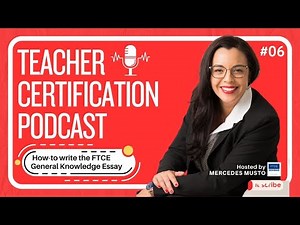 FTCE | How-to Write the GK Essay #essay #exam #podcast