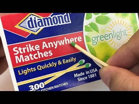 Diamond Greenlight Strike Anywhere Matches Review