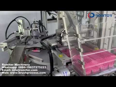 Automatic Mascara Brush Handle Installing Assembling Machine