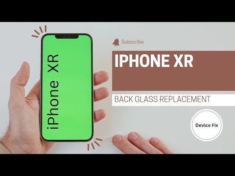 iPhone XR Back Glass/Part Replacement/Fix/Repair/Change