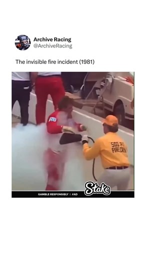 Archive Racing🏎️🏁 on Instagram: "At the 1981 Indianapolis 500, a routine pit stop turned into one of motorsport’s most terrifying moments. Rick Mears, one of IndyCar’s most accomplished drivers, pulled in for refueling when a small spill ignited — but to everyone watching, nothing seemed wrong. That’s because the cars at the time ran on methanol, a fuel that burns with a nearly invisible flame in daylight. To the naked eye, there were no flames, no smoke — yet Mears was on fire. In seconds, he