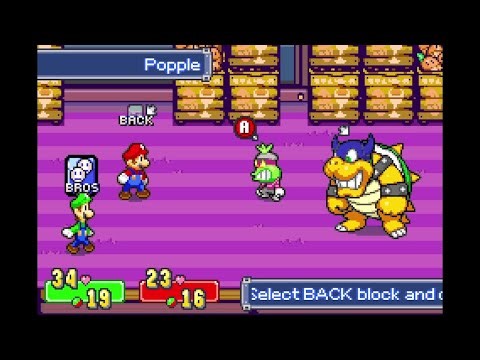Mario & Luigi: Superstar Saga - Popple (First Battle)