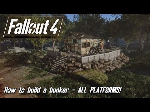 How to build a bunker in Fallout 4 (ALL PLATFORMS)