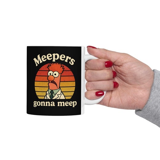 Beaker Muppet Meepers Gonna Meep Retro Mug, the Muppets Coffee Cup - Etsy UK