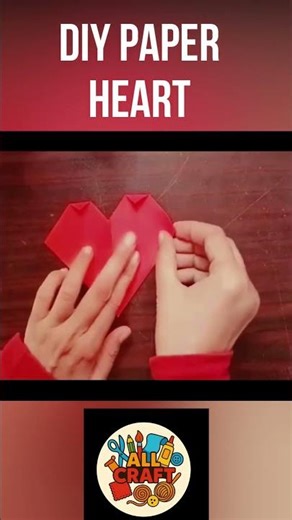 How to Make Easy Paper Heart | Easy Origami Heart Step by Step Paper Tutorial #paperheart #diy