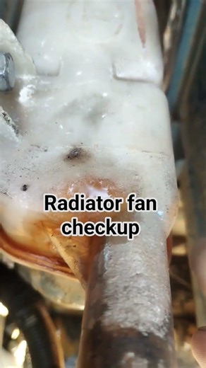 radiator fan check and coolant tank leakage automobiles