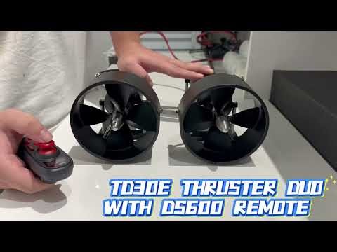 Wireless Control 30kg THRUST! Testing Dual TD30E Underwater Thruster with DS600 Remote