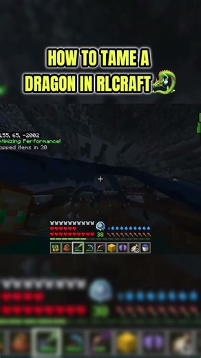 HOW TO TAME A DRAGON IN RLCRAFT #minecraft #rlcraft