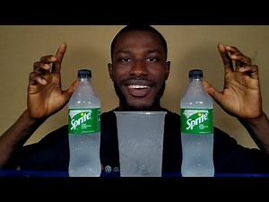 ASMR DRINKING | FRIDGE ICE COLD SPRITE DRINK 💦 🧊🥶