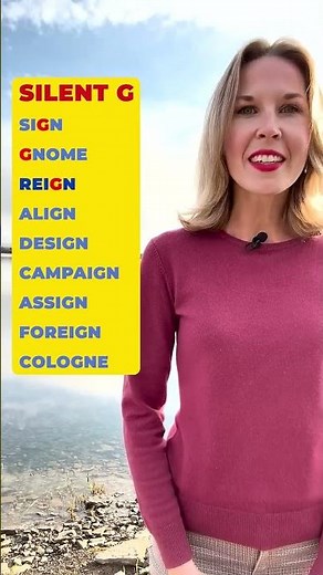 Don't pronounce the letter G in these words! #learnenglish