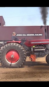 Rolling coal on a Farm Stock V8 Perkins MF1150 #masseyferguson #perkins #perkinsengine | Farm Stock Tractor Pullers