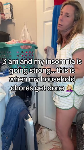 Anyone else up doing laundry this early? #relatable #insomnia #cleancleantok #laundry #reset #fypage #mylife #chores