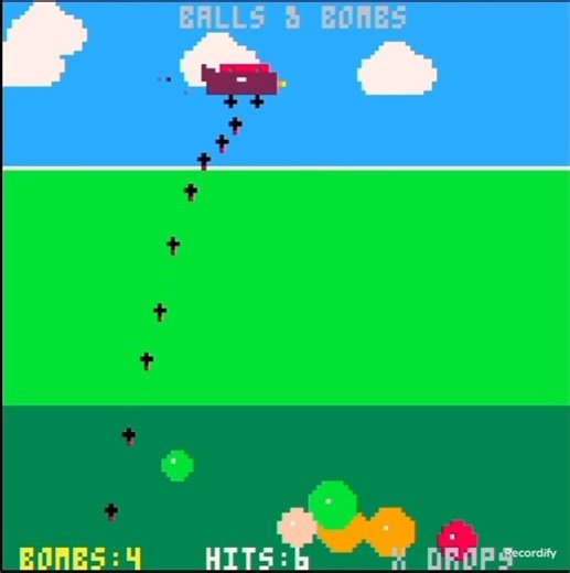 new in PICO-8: Balls N Bombs ( no sound )