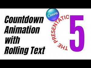 Canva Animation Tutorial Countdown Timer Motion Graphics