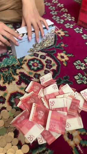 Sorting Coins and Banknotes with Adorned Hands